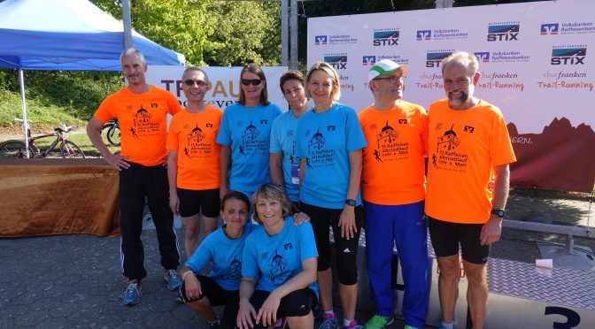 Churfranken Trailrun mit Sonne satt