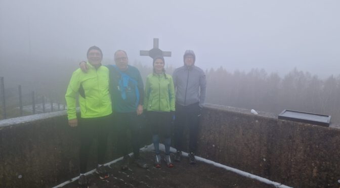 3. Lauf zum Oberbecken: Kalt, Nebel und Wind